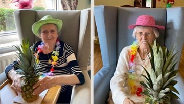 Hawaiian themed afternoon for Lancashire Residents